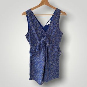 NEW✨Chelsea & Violet • Blue Floral Romper